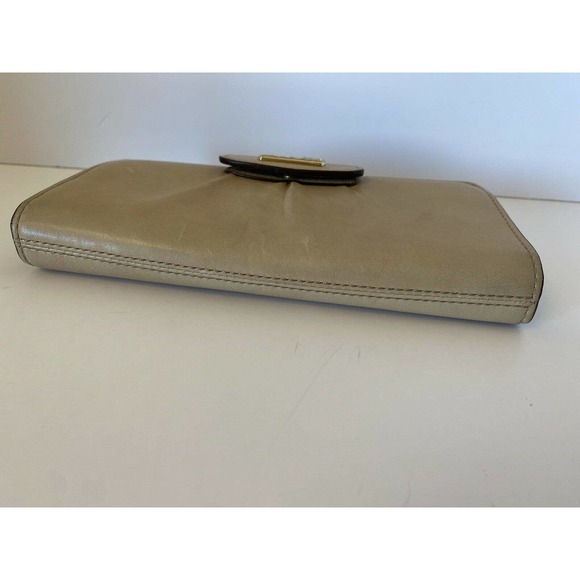 Coach Madison Slim Clutch Envelope Wallet Tan Color - Picture 9 of 12